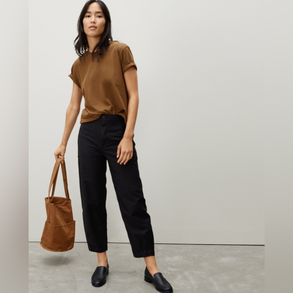 Everlane Black Wide-Leg Pants